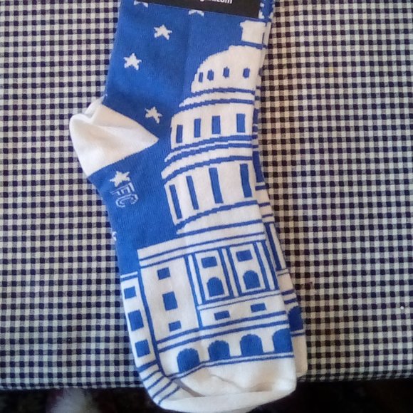 Washington D.C.-Themed Socks - Picture 1 of 3